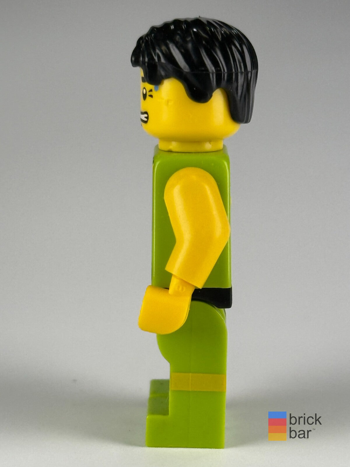 LEGO Weightlifter Series 2 col026 Side view Brick Bar