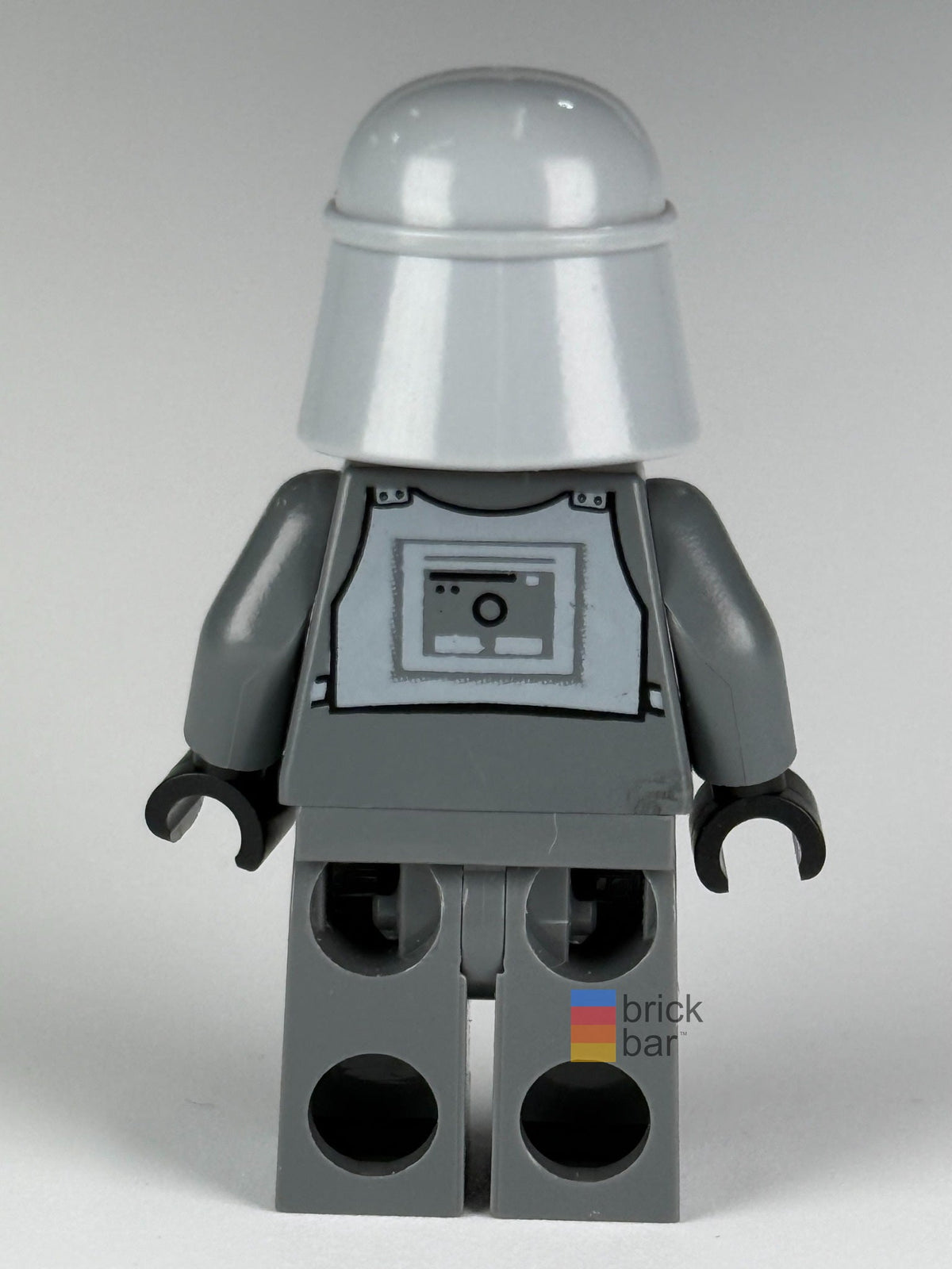 Imperial Officer with Battle Armor sw0261 back view — Brick Bar™