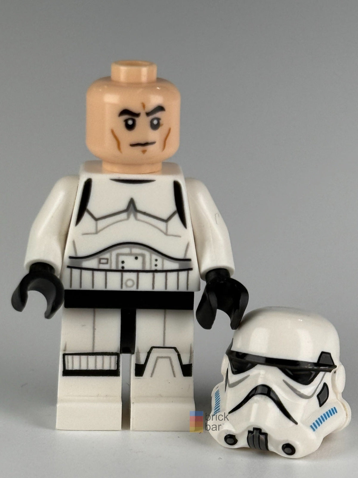 Imperial Stormtrooper sw0617 LEGO Star Wars Rebels minifigure helmet removed view — Brick Bar