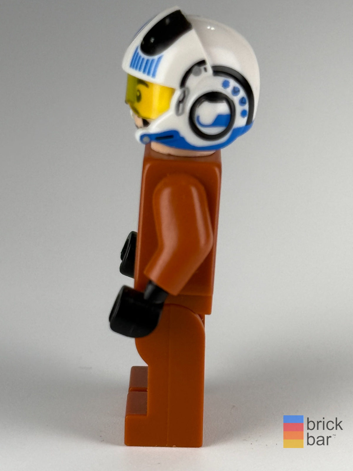 Snap Wexley sw0705 LEGO Star Wars minifigure side view — Brick Bar