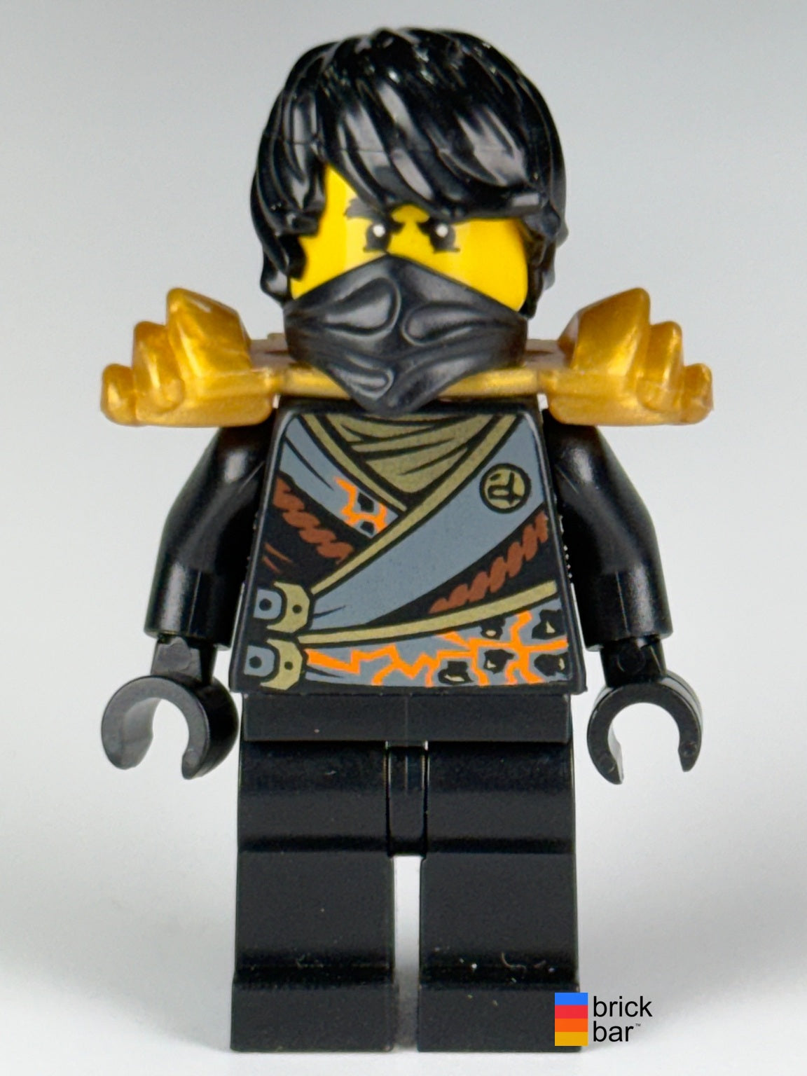 Cole - Rebooted, Shoulder Armor, Hair njo0270, front view