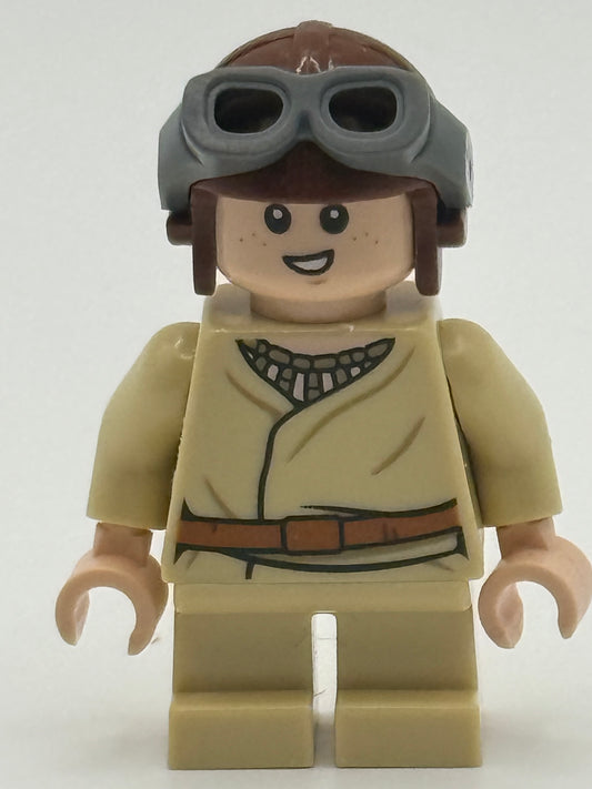 Anakin Skywalker, Short Legs, Reddish Brown Aviator Cap sw1001