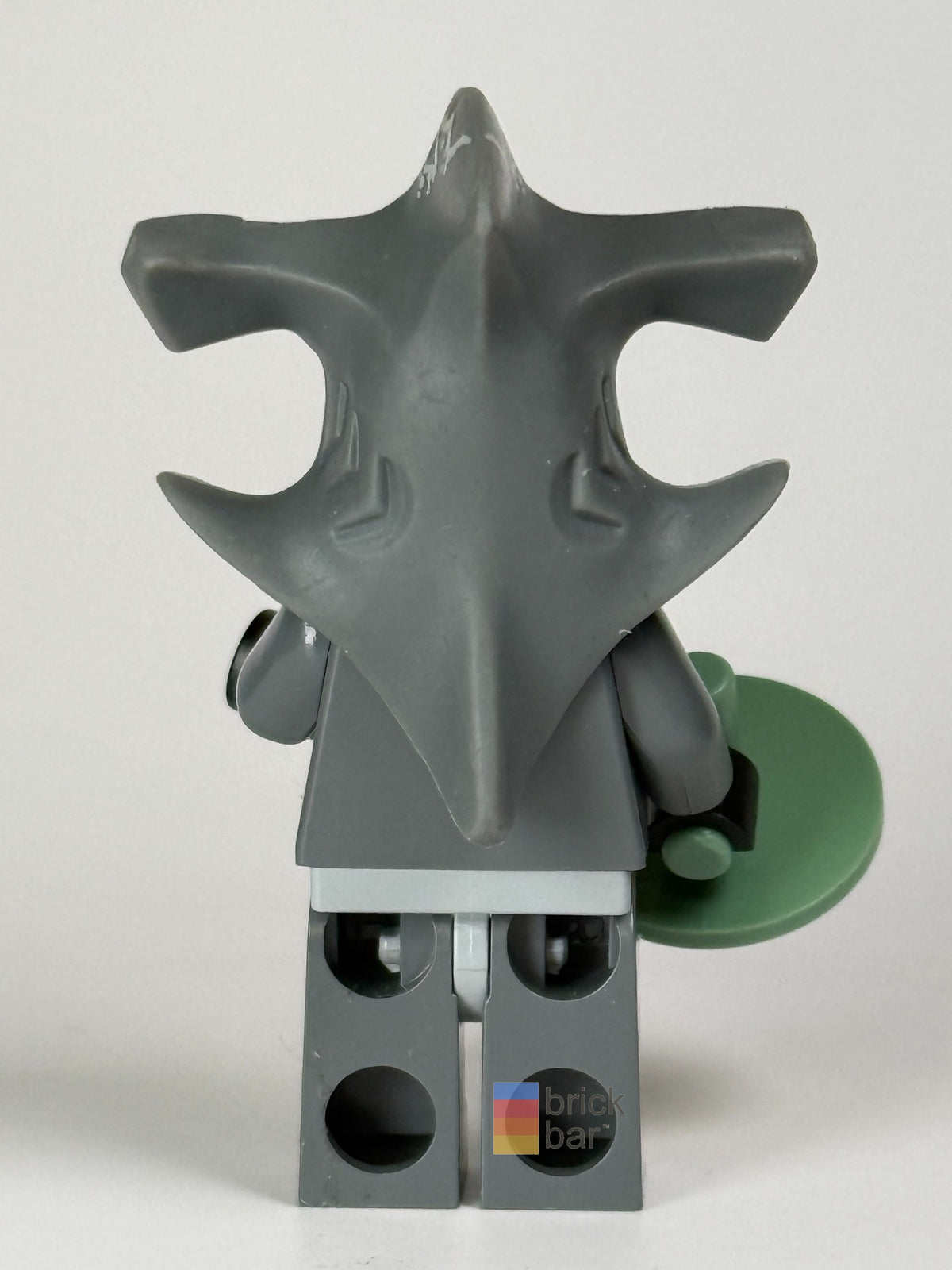 Brick Bar original photograph of Atlantis Hammerhead Warrior atl017, back view with shield