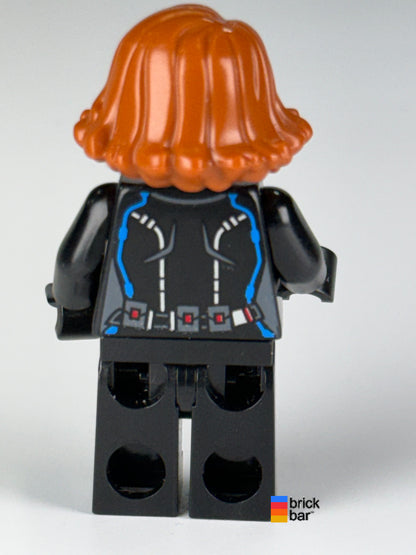 Black Widow sh0186 LEGO minifigure, back view