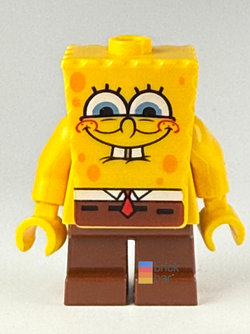 Brick Bar original photograph of SpongeBob - Smile with Squint bob019, front view