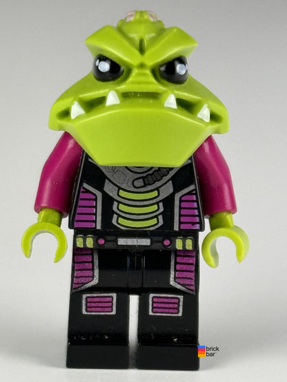 Alien Trooper ac003 LEGO® Alien Conquest minifigure front view — Brick Bar™