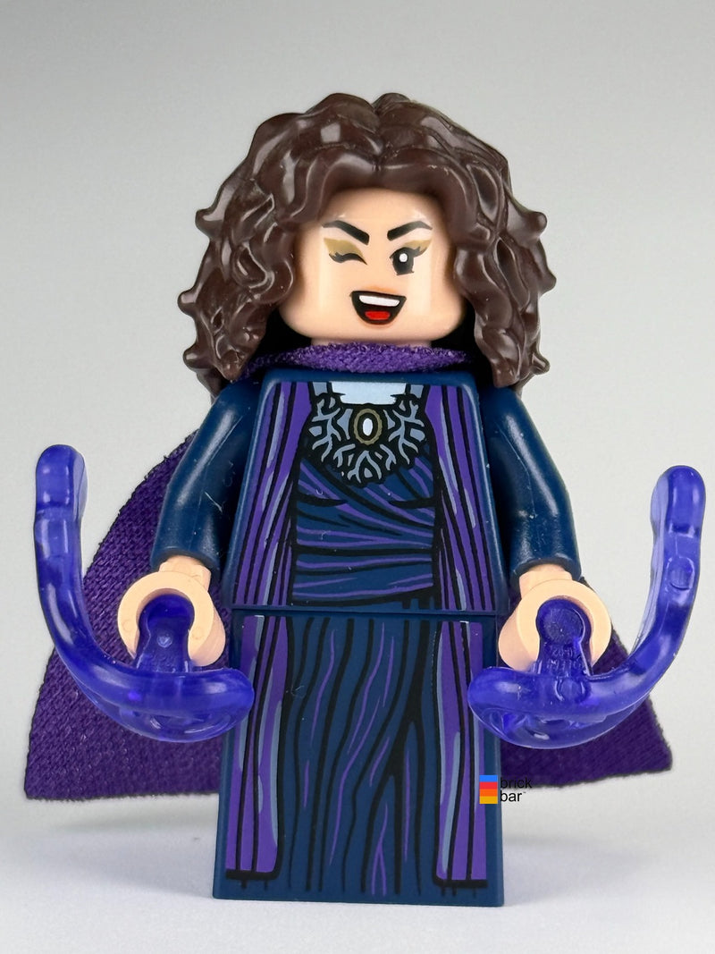 Agatha Harkness colmar13 LEGO Marvel Studios Series 2 minifigure — front photo by Brick Bar