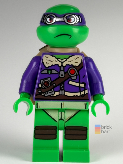 LEGO Donatello with Goggles tnt028 front view