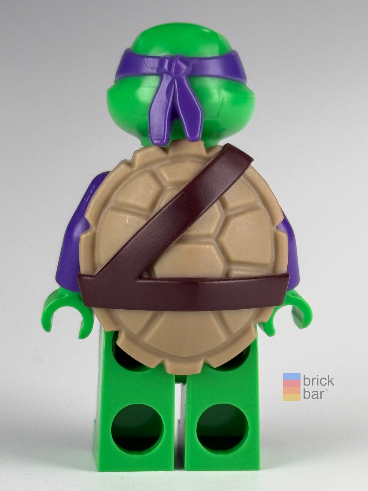 LEGO Donatello with Goggles tnt028 back shell view