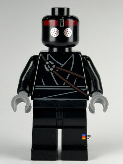 Foot Soldier Robot tnt011 LEGO Teenage Mutant Ninja Turtles minifigure front view, Brick Bar original photograph