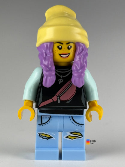 Original Brick Bar photograph of LEGO Parker L. Jackson hs019, front smile view