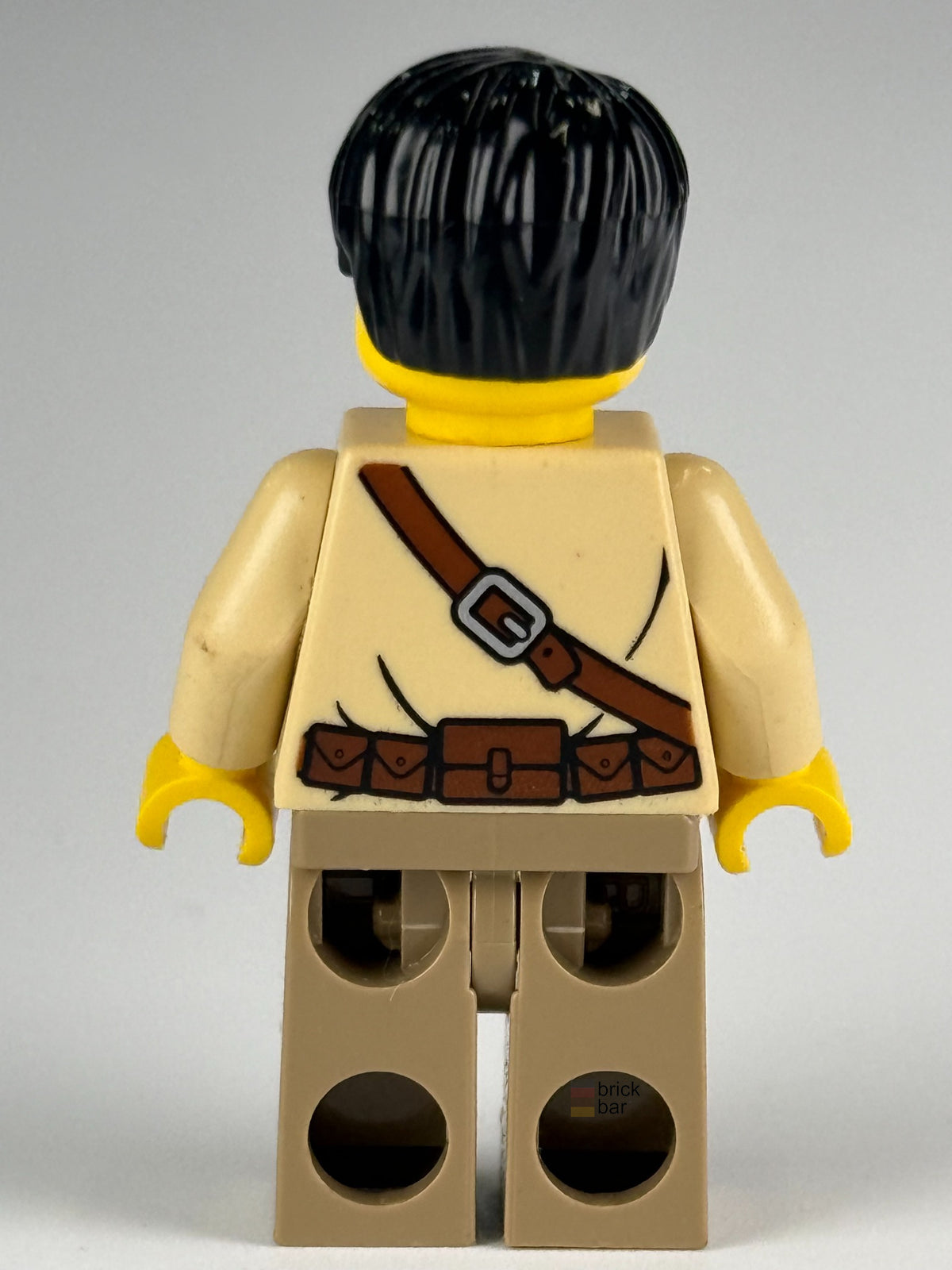 Jake Raines pha009 LEGO Pharaoh's Quest minifigure back view, original Brick Bar photograph