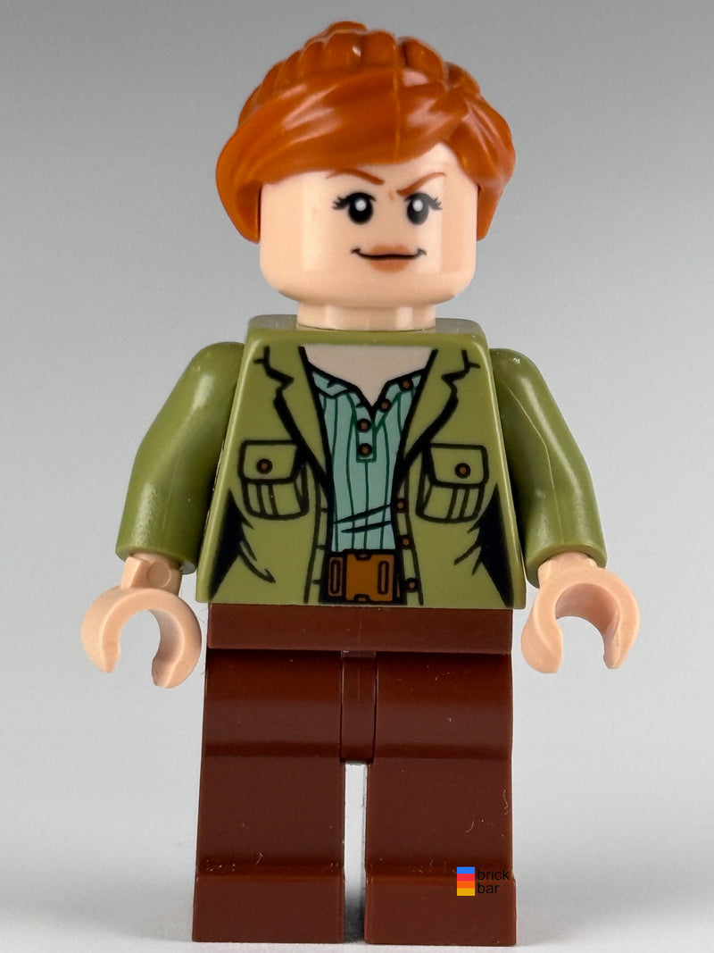 Brick Bar original LEGO Jurassic World Claire Dearing jw021 front view