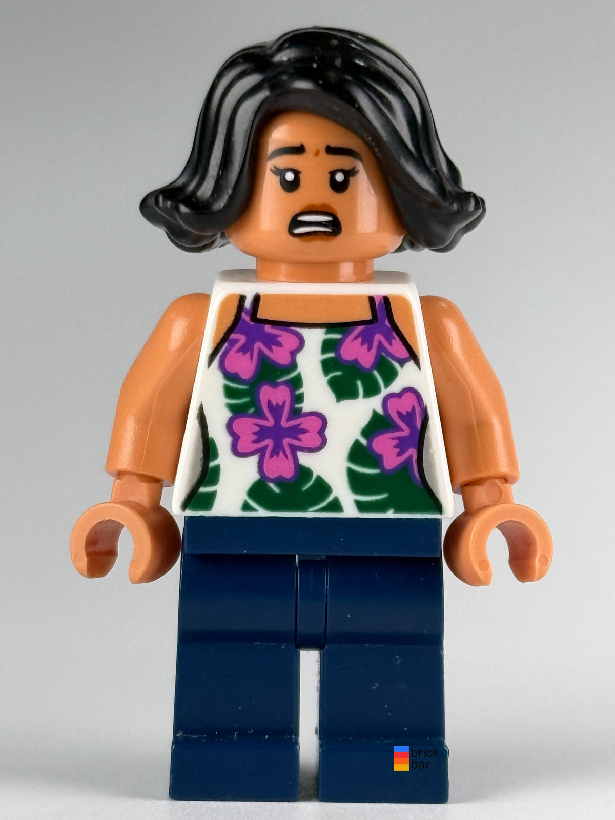 Brick Bar original LEGO Jurassic World Sammy Gutierrez jw072 alternate expression view