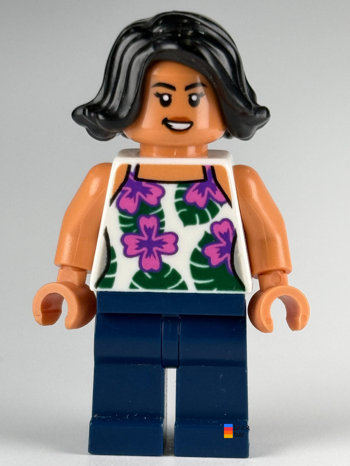 Brick Bar original LEGO Jurassic World Sammy Gutierrez jw072 front view