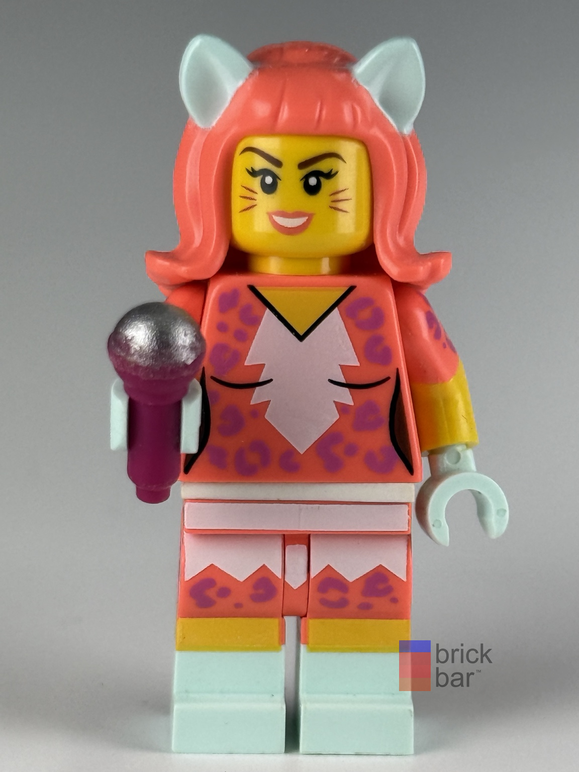 Kitty Pop tlm162 front with microphone — Brick Bar original photograph