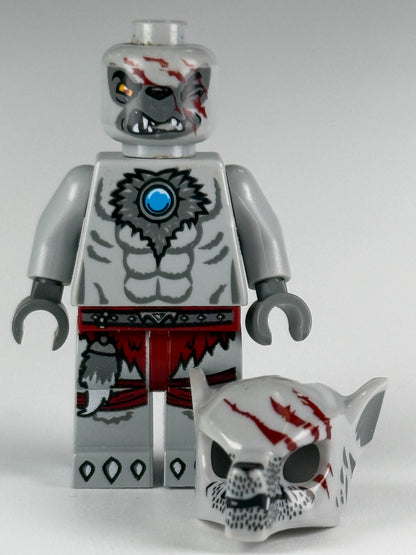 Winzar loc009 LEGO Legends of Chima minifigure face detail 2