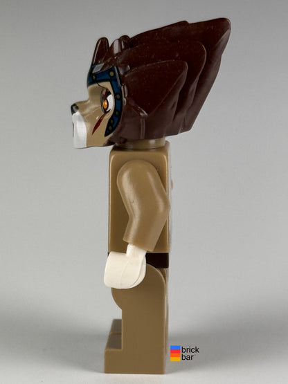 Longtooth loc027 LEGO Legends of Chima minifigure — side view