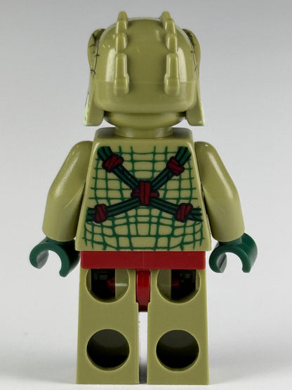 Crocodile Warrior 2 loc123 LEGO Legends of Chima minifigure back