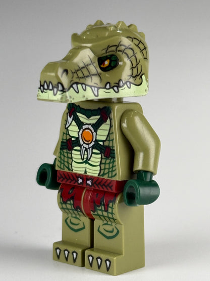 Crocodile Warrior 2 loc123 LEGO Legends of Chima minifigure right side
