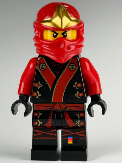 Kai - The Final Battle njo0071 LEGO Ninjago minifigure front view, without shoulder armor — authentic Brick Bar photograph