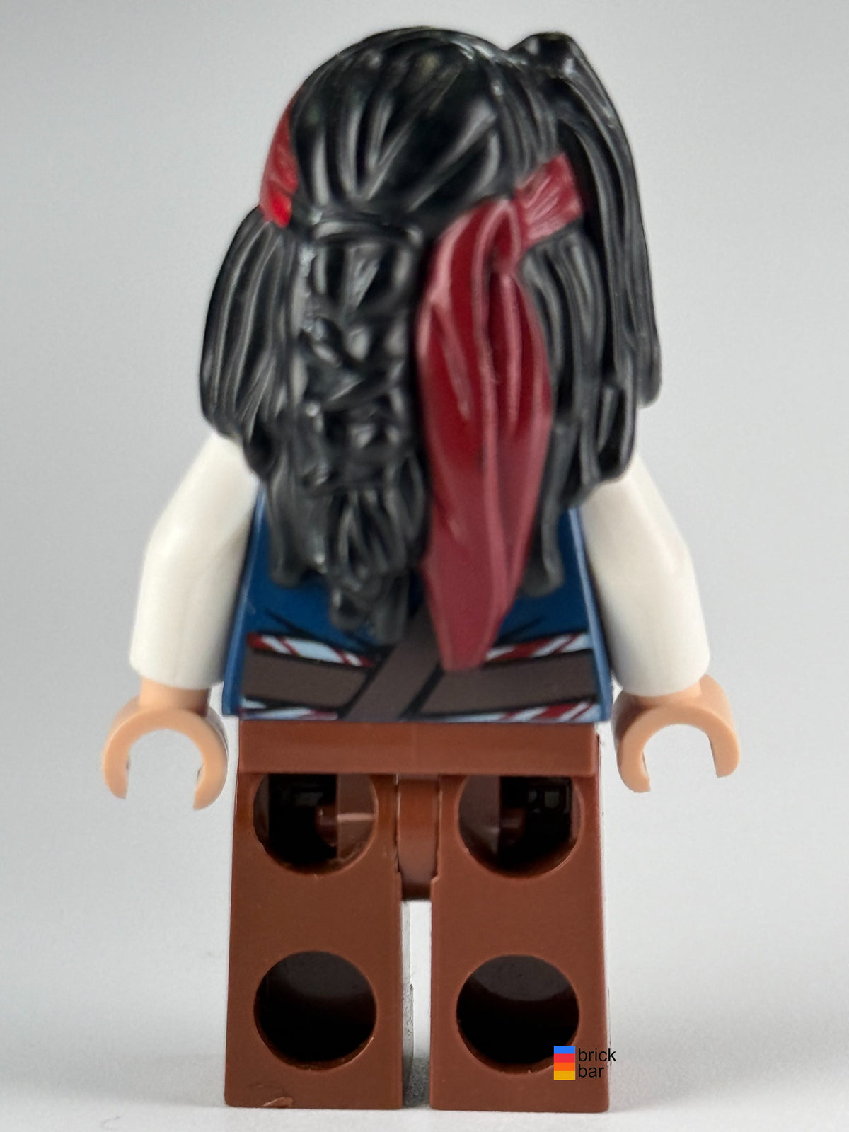 Brick Bar original LEGO Pirates of the Caribbean Captain Jack Sparrow poc001 back view