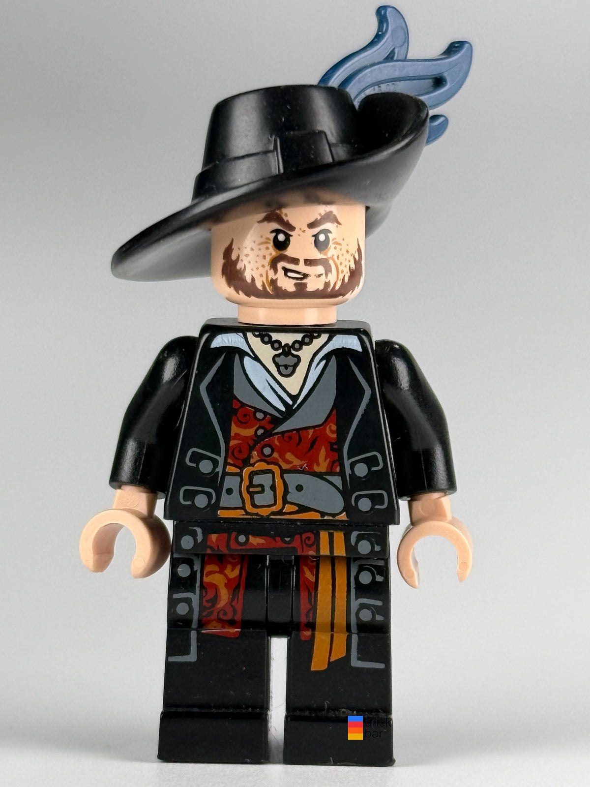 Hector Barbossa, Black Coat poc004 — front angle view; original Brick Bar photograph