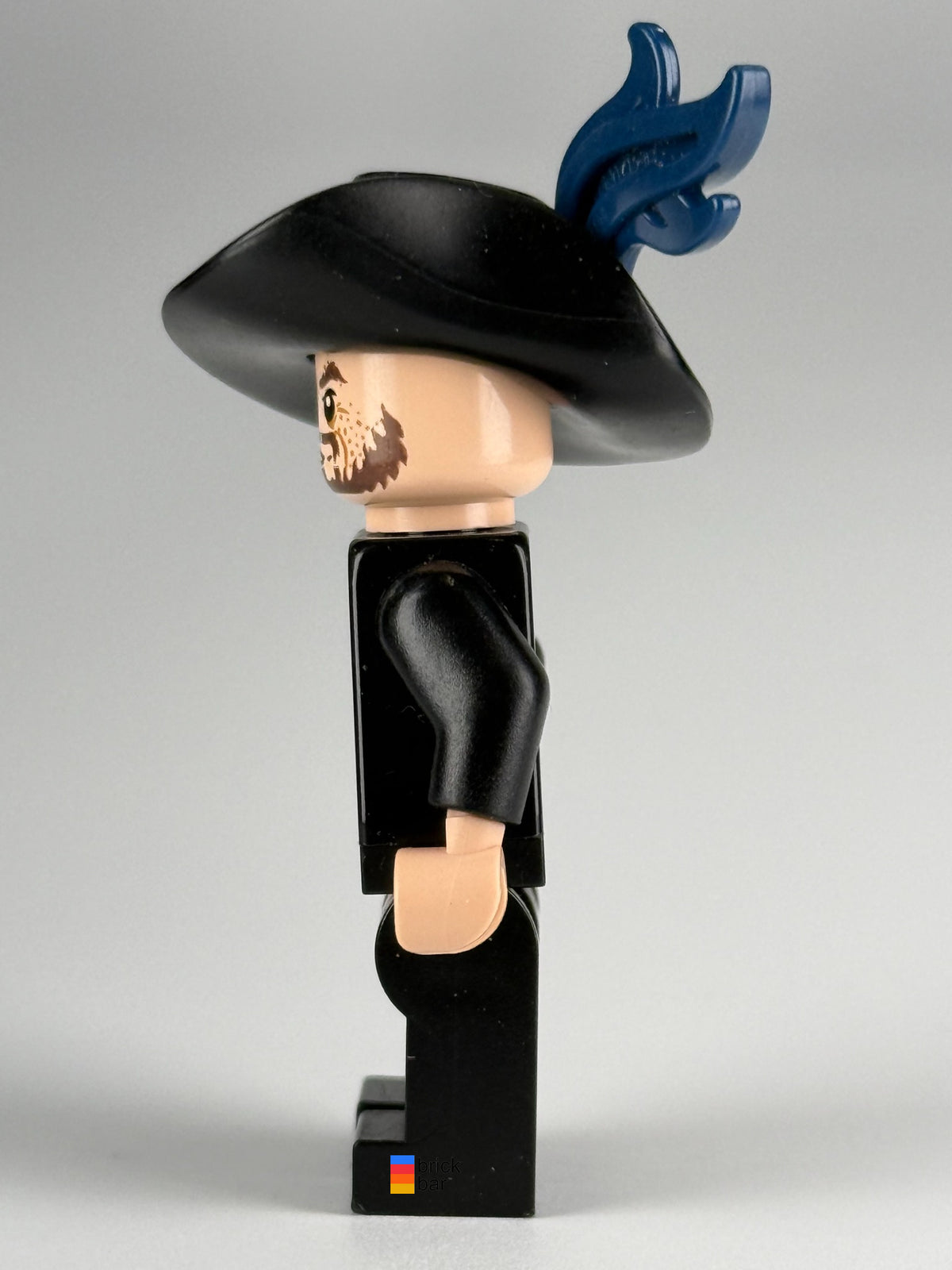 Hector Barbossa, Black Coat poc004 — side view; original Brick Bar photograph