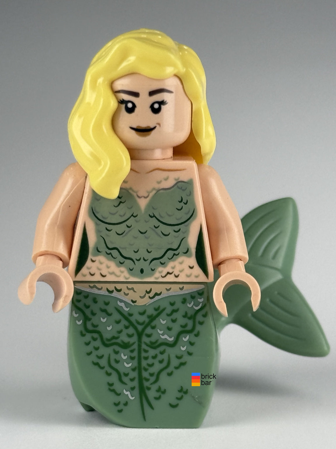Mermaid, Curved Tail poc020 — alternate expression view; original Brick Bar photograph