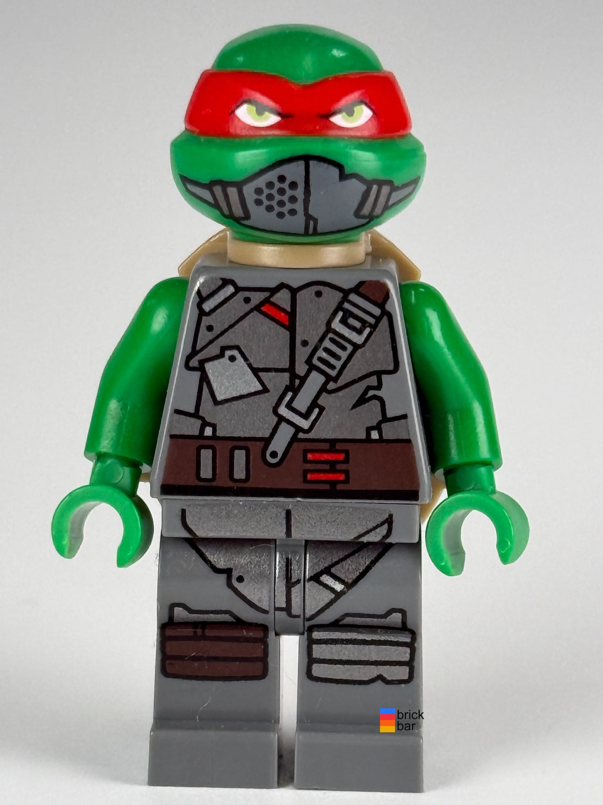 Raphael with Armor tnt026 front view — original Brick Bar product photograph