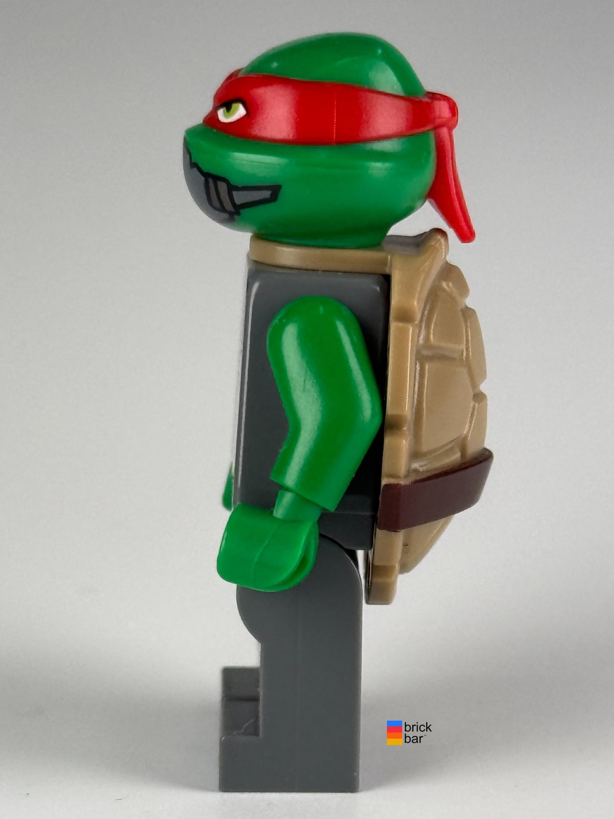 Raphael with Armor tnt026 side view — original Brick Bar product photograph