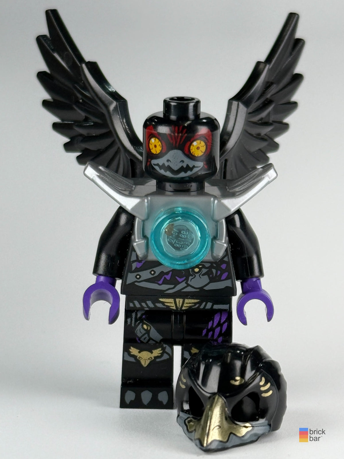 Razcal loc002 LEGO Legends of Chima minifigure alternate facial expression — Brick Bar™