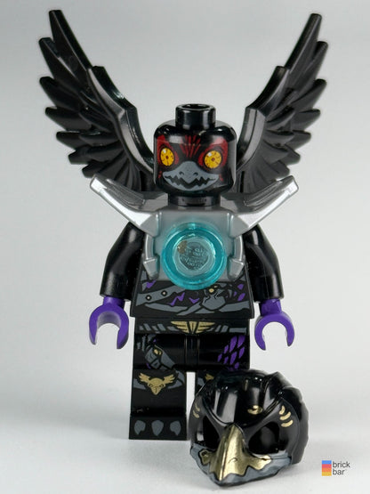 Razcal loc002 LEGO Legends of Chima minifigure alternate facial expression — Brick Bar™