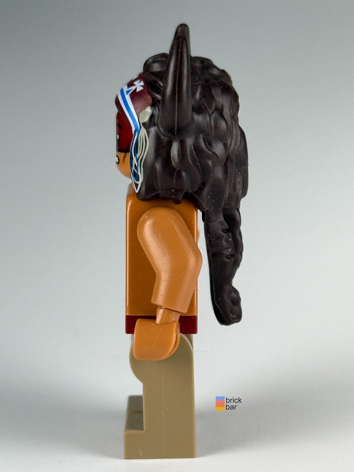 Red Knee tlr003 LEGO Lone Ranger side view, original Brick Bar photo