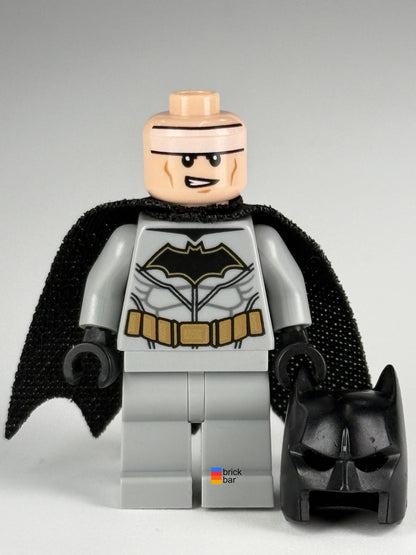 Batman sh0552 unmasked, white headband and smiling face