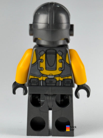 AIM Agent sh0624 LEGO Marvel Avengers minifigure, back view.