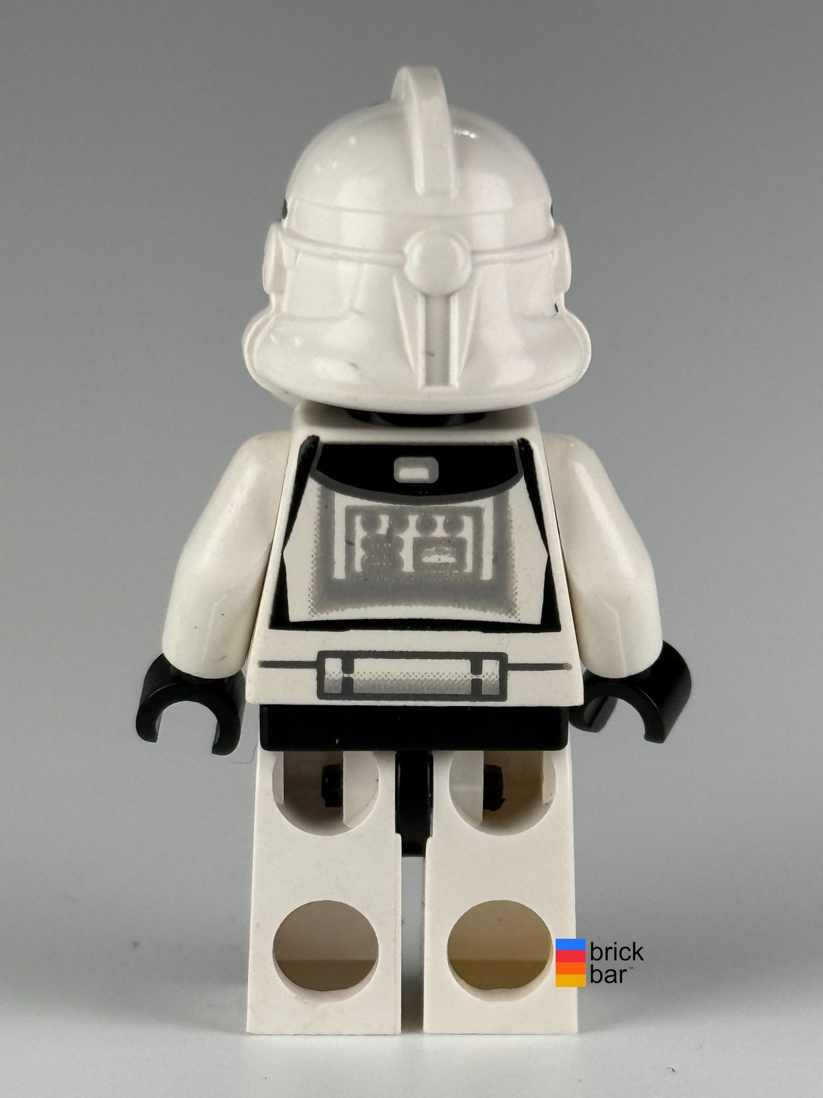 Clone Trooper 327th Star Corps Phase 2 Black Head sw0128a back view – Brick Bar™