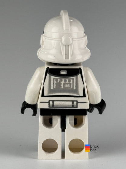 Clone Trooper 327th Star Corps Phase 2 Black Head sw0128a back view – Brick Bar™