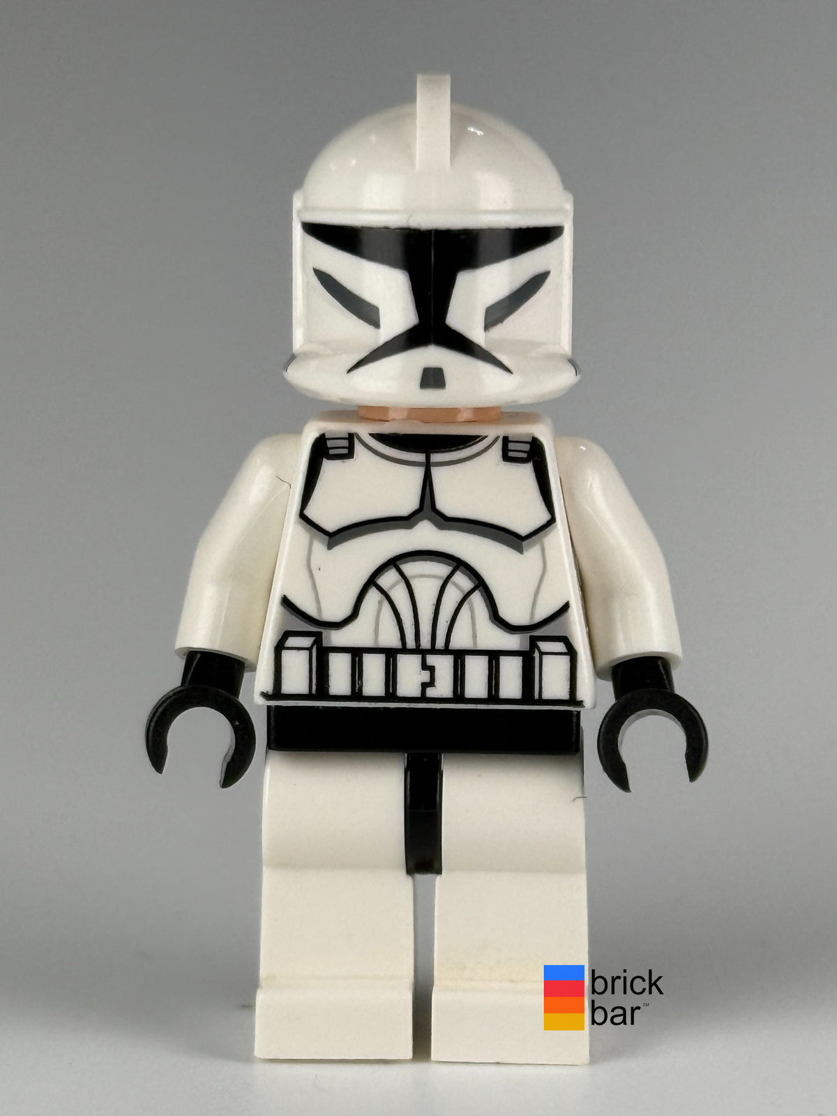 Clone Trooper Phase 1 Large Eyes sw0201 LEGO Star Wars minifigure front view – Brick Bar™