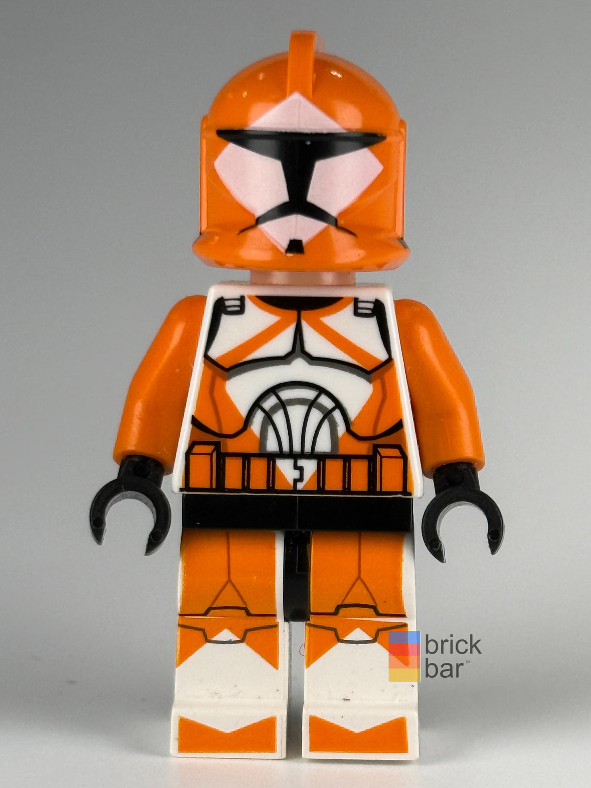 Clone Bomb Squad Trooper Phase 1 sw0299 LEGO Star Wars minifigure front view – Brick Bar™