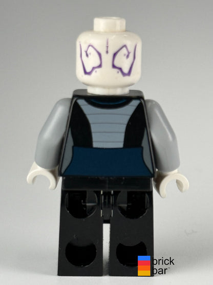 Asajj Ventress - Black Torso sw0318 LEGO Star Wars minifigure back view – Brick Bar™