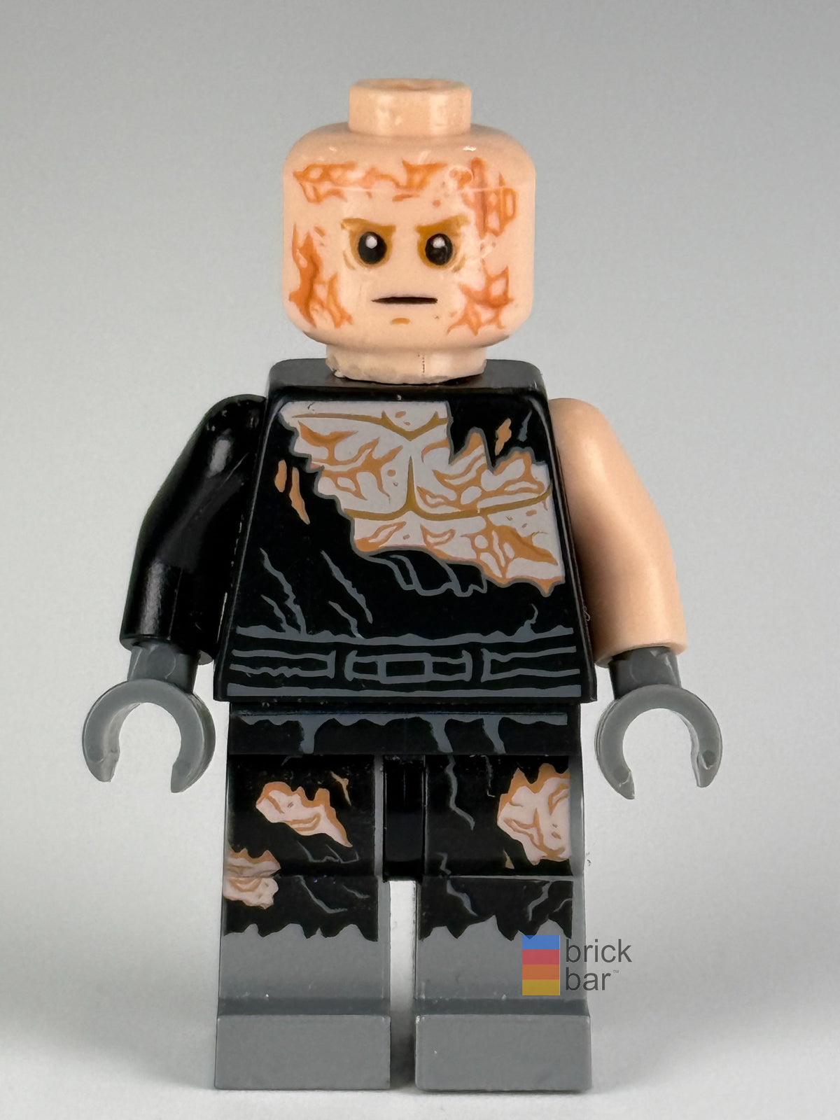 Anakin Skywalker Transformation Process sw0829 LEGO Star Wars minifigure front view – Brick Bar™