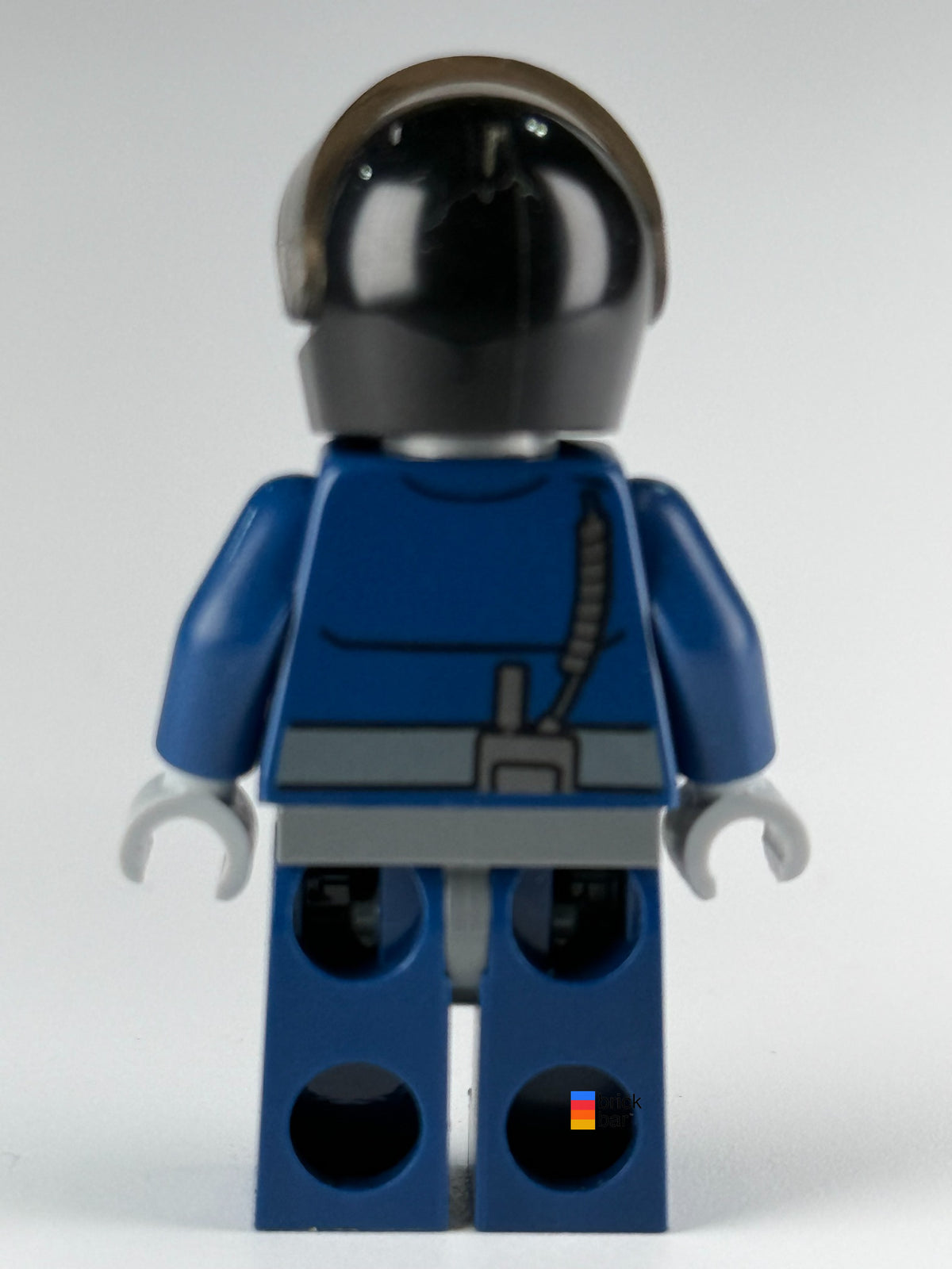 Robo SWAT - Helmet tlm046, back view; original Brick Bar product photograph
