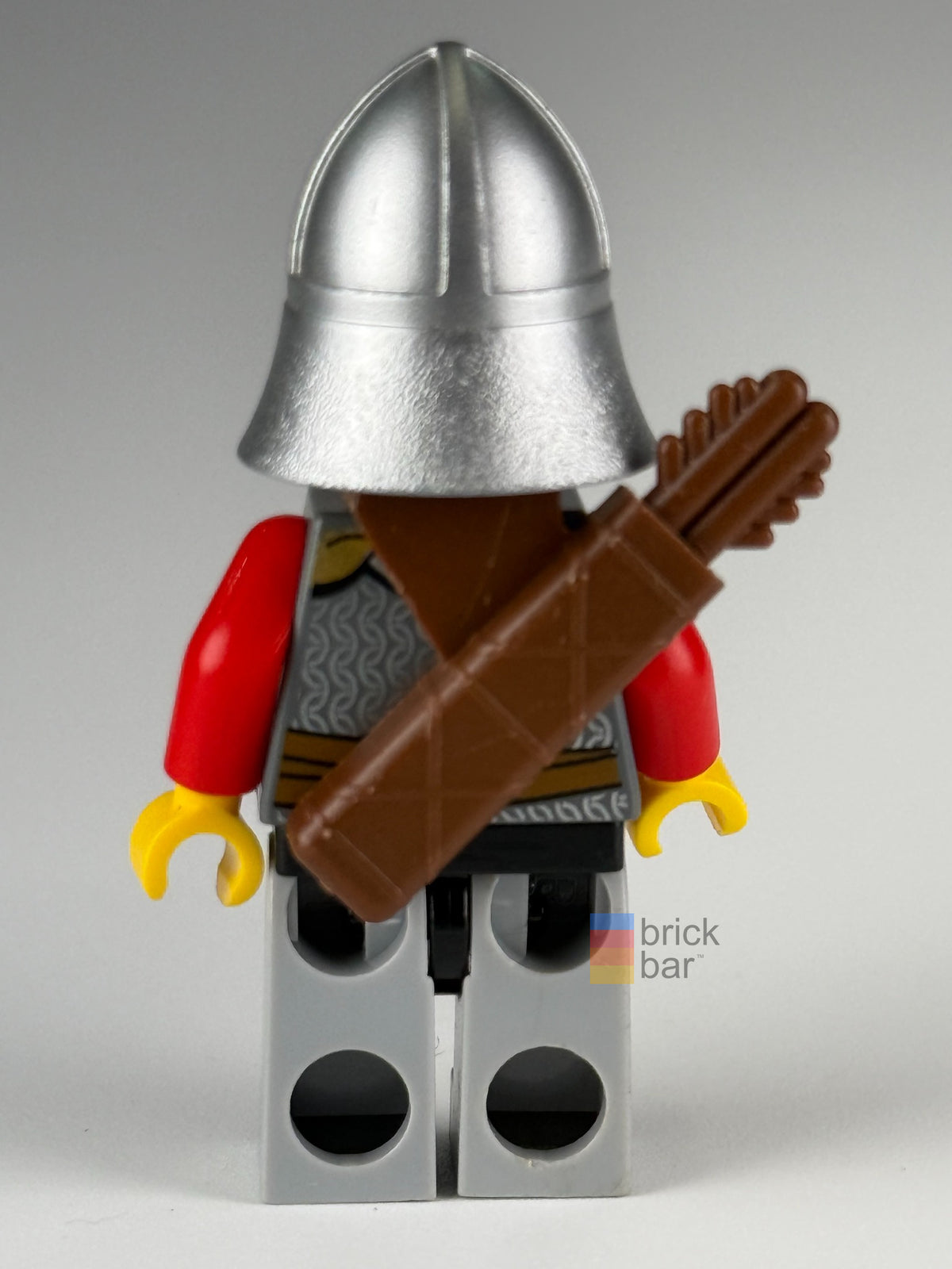 Kingdoms Lion Knight cas472 LEGO® Castle Minifigure back view — Brick Bar™