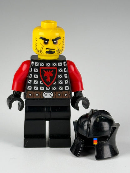 Castle Dragon Knight cas537 LEGO® Castle Minifigure alternate neutral view — Brick Bar™