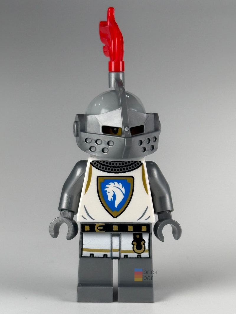 Horse Knight Champion cas590 LEGO® Castle Minifigure front view — Brick Bar™