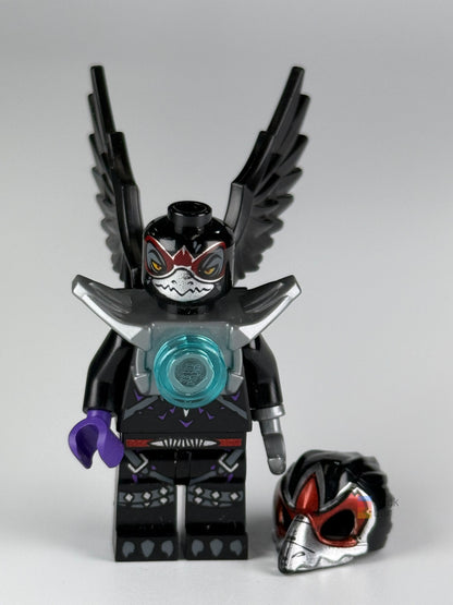 Razar loc001 LEGO® Legends of Chima helmet-off view — Brick Bar™