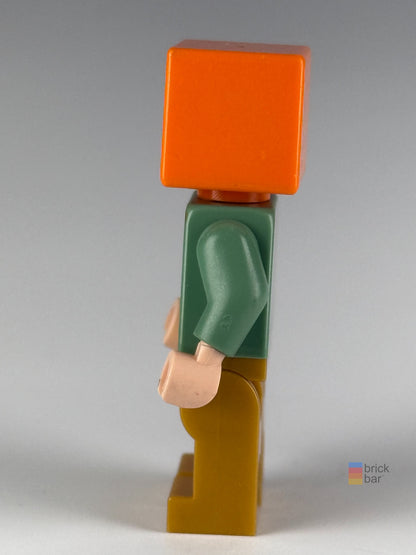 Alex min047 LEGO® Minecraft Minifigure side view — Brick Bar™