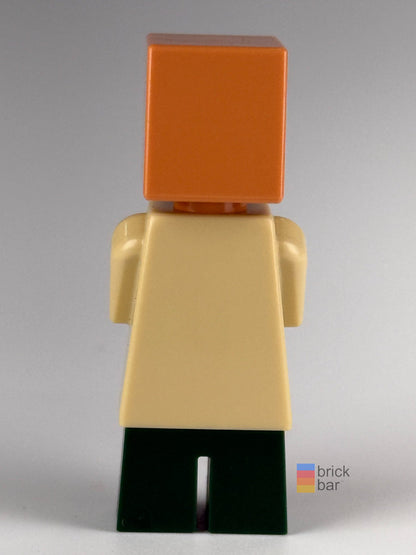 Villager Cleric Desert Biome Outfit min076 LEGO® Minecraft minifigure back view — Brick Bar