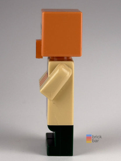Villager Cleric Desert Biome Outfit min076 LEGO® Minecraft minifigure side view — Brick Bar